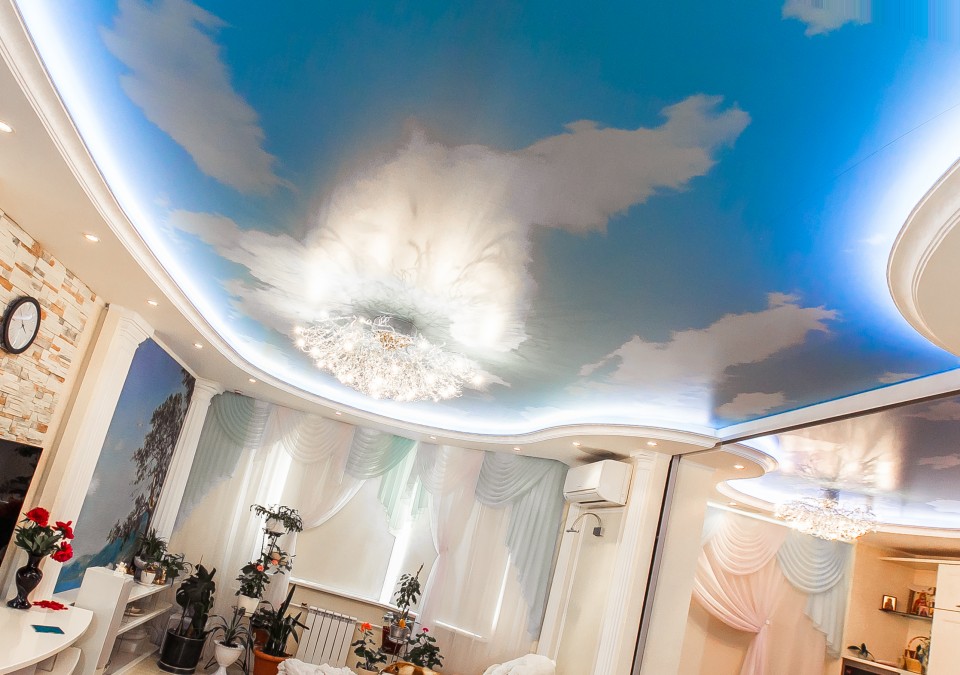 Заказать потолок с фотопечатью в г. Михайловск
